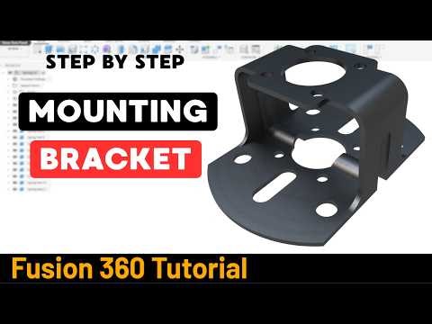 Mechanical Design from Scratch: Creating a Mounting Bracket in Autodesk Fusion