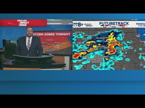 Weather Impact Alert: Tracking scattered severe storms for late tonight
