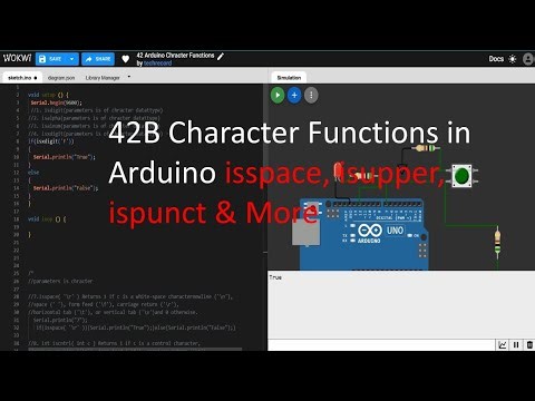 42B Character Functions in Arduino isspace, isupper, ispunct & More