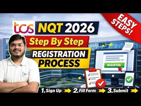 TCS NQT 2026 Registration Process Step by Step | Apply for Drive | DON'T MAKE THESE MISTAKES!