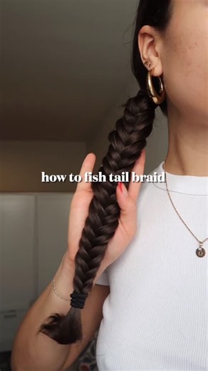 Curly.evee on Instagram: "How to fishtail braid ❤️ #braidhair #braidideas #braidlife"