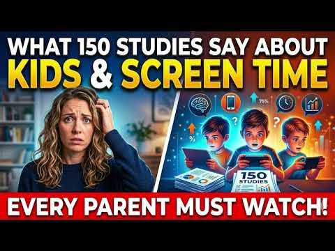 What 150 Studies Say About Kids and Screen Time — Every Parent Must Watch
