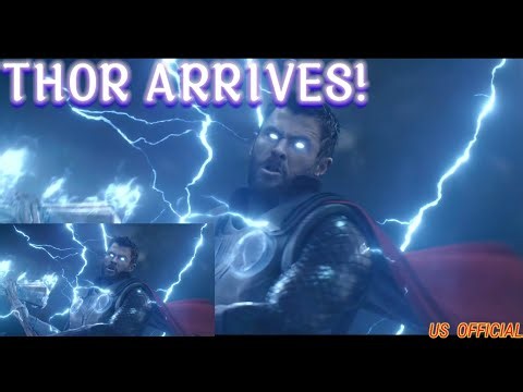 Thor, Rocket & Groot Join Wakanda Battle Scene UHD