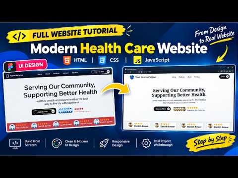 Code to Creation Episode # 001 | HTML, CSS & JavaScript Full Tutorial ( Part -1 )