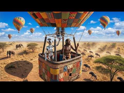 Ancient Survival Story | Alien Helps Prehistoric Man Build the First Hot Air Balloon to Fly