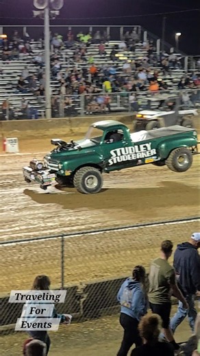 Studebaker Truck Puller Goes Nearly Vertical in INSANE Wheelstand at Brown County Fair 2026!