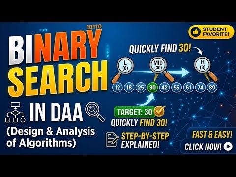 Binary Search Made Easy Explained (Step-by-Step)