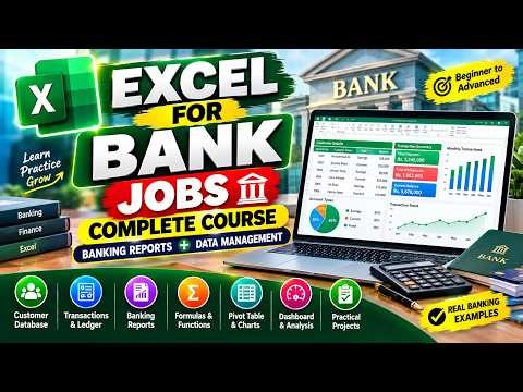 Excel for Bank Jobs – Complete Practical Course