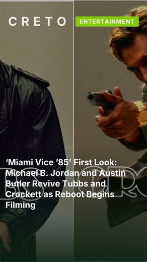 ‘Miami Vice ’85’ First Look: Michael B. Jordan and Austin Butler Revive Tubbs and Crockett #shorts
