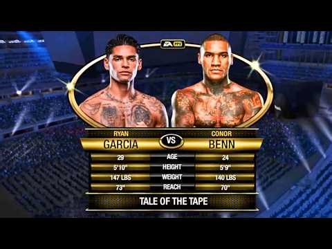 Ryan Garcia vs Conor Benn FULL FIGHT | Fight Night Revival AI Simulation Gameplay (CPU vs CPU)