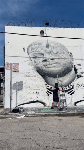 THE MURALS ARE GOING UP!!THE COUNTDOWN HAS BEGUN!!12 DAYS AWAY FROM MY NEW ALBUM“SET IN STONE”JULY 17THTHE BIGGEST!!!THE BOAT!!!STILL HUSTLIN