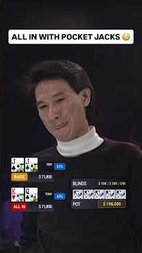 Pocket Jacks ALL IN at WPT Final Table 😱 #poker #pokerhands #casino