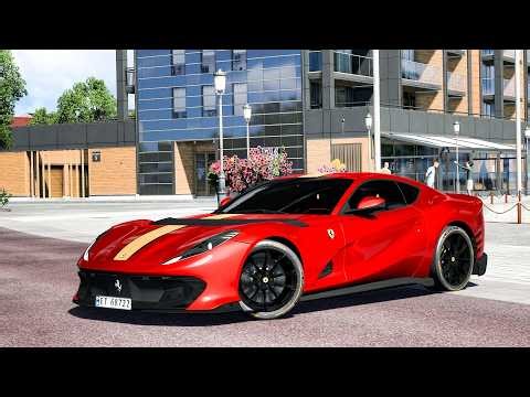 2022 Ferrari 812 Competizione - ETS2[1.57][Euro Truck Simulator 2][Nordic Horizons DLC]