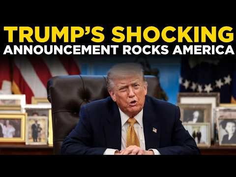 Donald Trump Declares Emergency LIVE | Historic White House Announcement Rocks the Nation! | US News