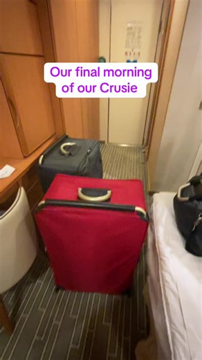 Disembarkation from our Crusie. 😢 Time to head home after a wonderful 5 night cruise to Hamburg where we spent New Years Eve. And even after I was poorly due to rough seas on New Years Day I was so sad to leave. #cruise #hamburgcruise #pandocruises #cruising #cruiselife