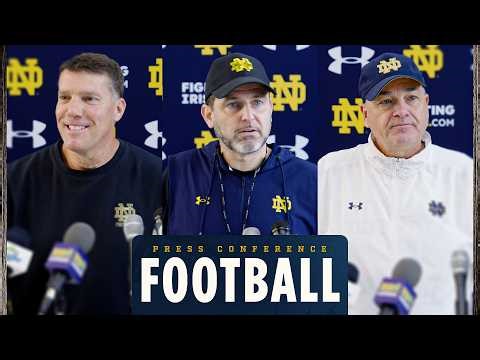 Tight Ends and Specialists | Spring Practice Press Conference (3.20.26) | Notre Dame Football