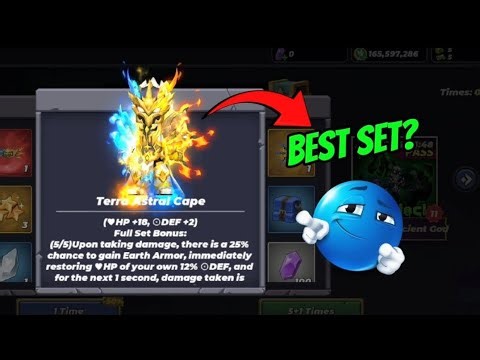 Is This Best Set (Terra Astral Cape) in Skyblock | blockman go 🤑