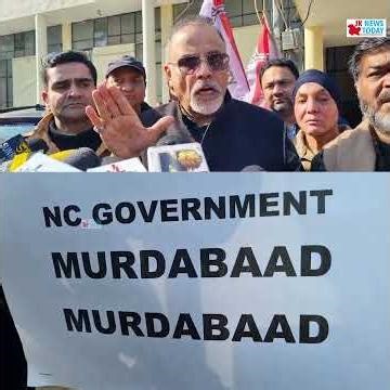 Apni Party protests against Govt and PDD in Jammu | JK News Today