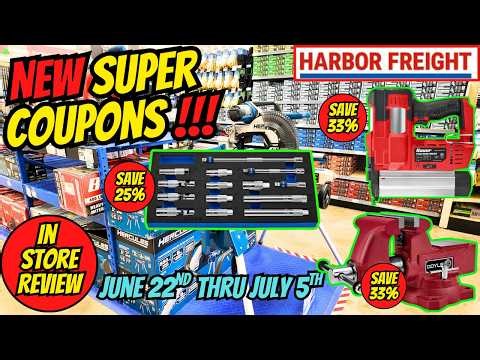 Harbor Freight Super Coupons Just Dropped! Here's the Best Deals!