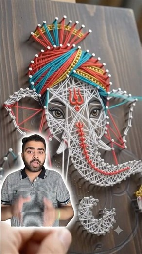 Create Viral AI String Art Videos in 10 Seconds! 🧵✨ (Google Gemini Prompt)