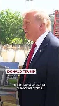 Trump showcases new ‘drone-protected’ White House ballroom