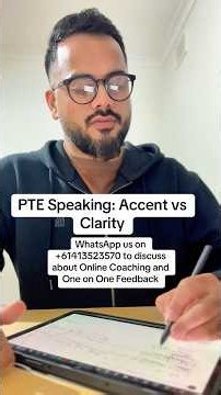 PTE Speaking: Accent vs Clarity | M and MM PTE NAATI