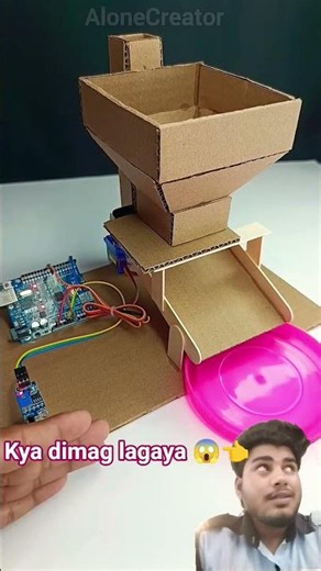 Automatic Feeder Machine with Arduino Uno#shorts#dcmotor#shorts #motor #viral #desi #shorts 👍🥺