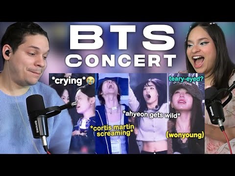 IDOLS BEING IDOLS!LATINOS react to kpop idols wild reaction to BTS concert BABYMONSTER, WONYOUNG…