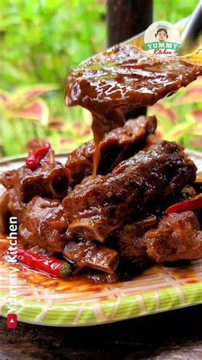 Pork Ribs in BBQ Sauce #shorts