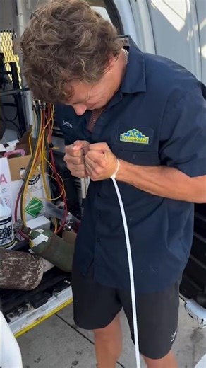 You owe us $100 @mathewmorin9438 #hvac #handcuffs #zipties