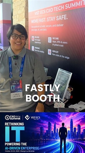 Fastly Booth at VST ECS CXO Tech Summit 2026