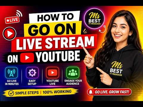 How to Go LIVE on YouTube (Step-by-Step Guide 2026) 🔴