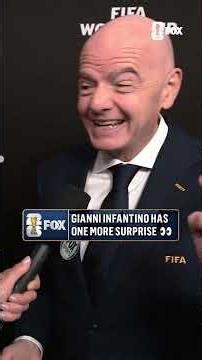 Gianni Infantino hints at who could perform at the first-ever FIFA World Cup Final Halftime Show.