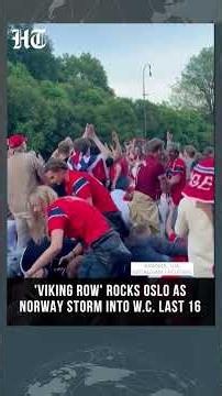 'Go Vikings!' Oslo Erupts as Norway Reach World Cup Last 16 After Stunning Victory | #shorts