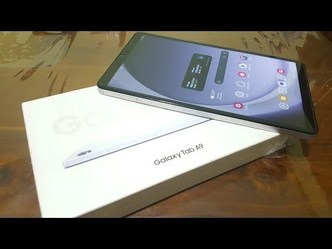 Samsung Galaxy Tab A9 unboxing