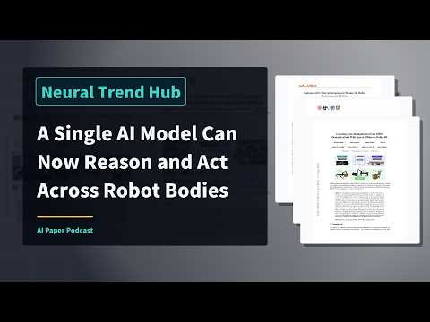 A Single AI Model Can Now Reason and Act Across Robot Bodies