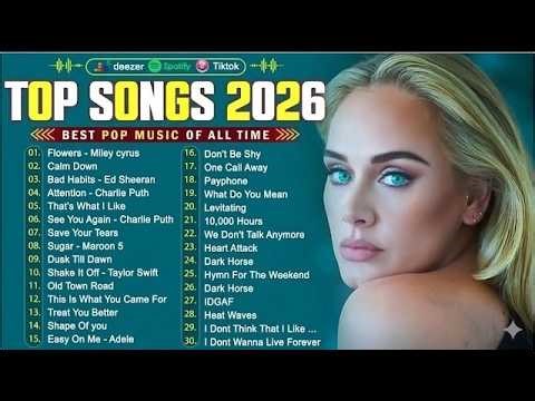 Adele, Ed Sheeran, Dua Lipa, Maroon 5, Rihanna, The Weeknd, Bruno Mars ✨ Billboard Top 50 This Week