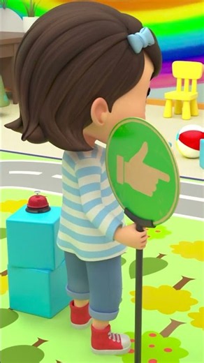 Ding Ding! The Bus Is Stopping — Sing Along with Lellobee & Friends! 🚌 #Shorts #Lellobee #BusSong