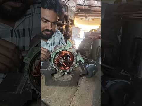 Three-phase motor winding