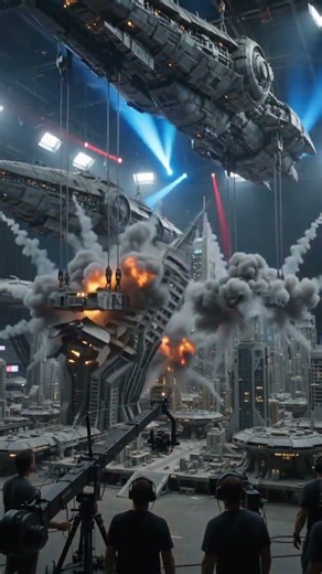 How Hollywood Created a Massive Alien Invasion Without CGI! 👽🚀🏙️💥