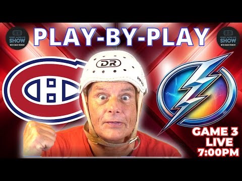 LIVE Canadiens vs Lightning | First Round Game 3 | Battle Atlantic Division