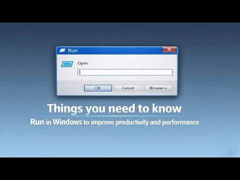Things you need to know about Run Box in windows | Improve Productivity in windows using Run