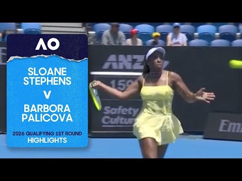 Sloane Stephens v Barbora Palicova Highlights | Australian Open 2026 Qualifying First Round