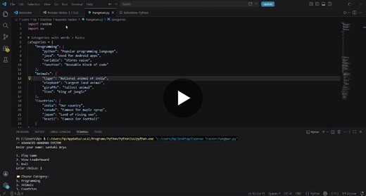 #codealpha #python #programming #gamedevelopment #internship | Arya Santoki
