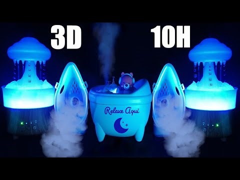 🌧️ ASMR | Aerosol 3D + Chuva 🌌 99% Dormem Antes do Fim 💤