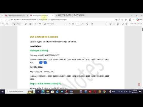 3.8- Initial Permutation | DES (Data Encryption Standard) Example