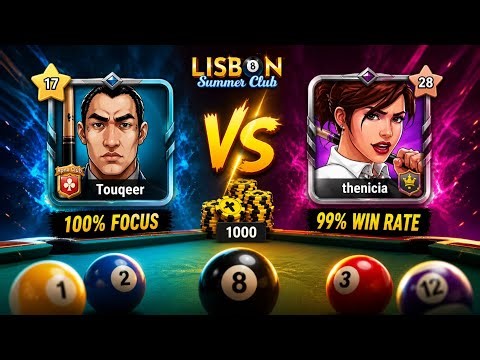100% Focus vs 99% Win Rate 😱 Who Wins? | Epic Pool Battle 🔥 #8ballpool #viralvideo 