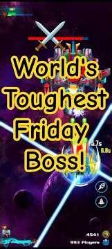 Friday World Boss KYLE | Epic Boss Fight | Galaxy Attack Alien Shooter #shorts