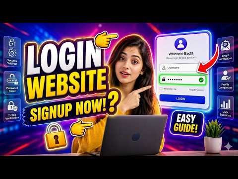 How to Login to Any Website | Website Login Kaise Kare | How to Sign In to a Website for Beginners