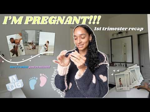 WE'RE HAVING A BABY!! | first trimester, symptoms, where I've been